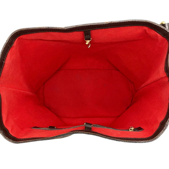 LOUIS VUITTON Authentic Brown Damier Tote Bag - Picture 8 of 10